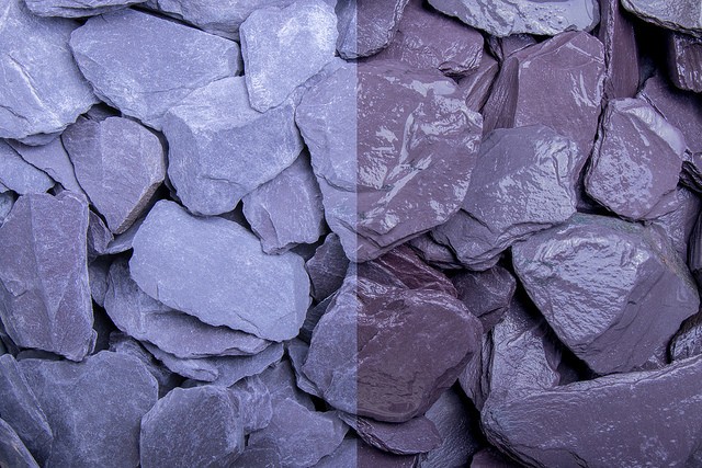 Canadian Slate lila, verschieden Körnungen