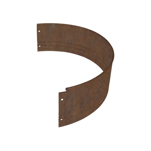 3000-CT Halbrundprofil PRO, CORTENSTAHL, 750 mm