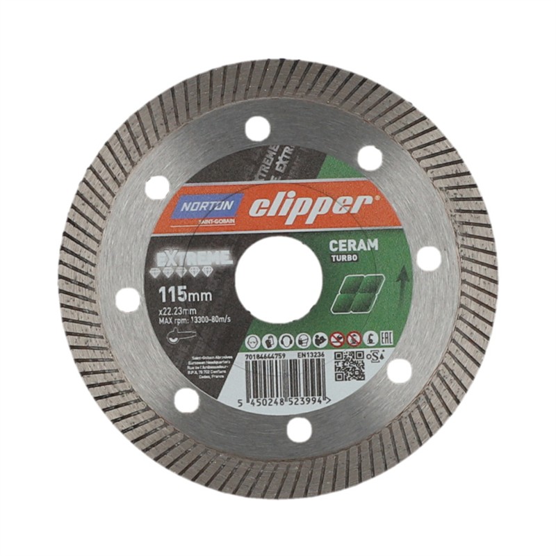 Norton Clipper Trennscheibe EXTREME Ceramic Turbo 115 mm x 22,23
