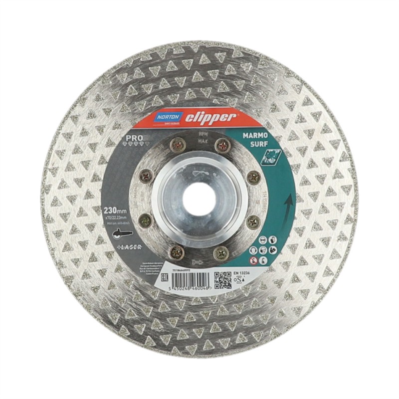 Norton Clipper Pro Marmor Surf 230 mm Durchmesser – Spezial-Trennscheibe Norton Clipper Pro Marmor Surf 230 mm Durchmesser – Spezial-Trennscheibe