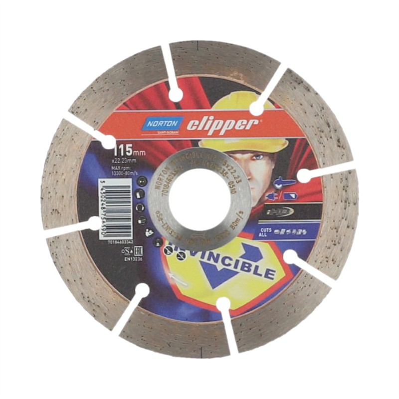Norton Clipper Trennscheibe CUTS ALL 115 mm x 22,23
