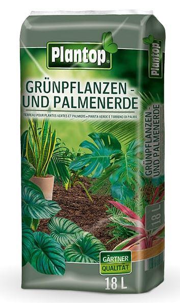PLANTOP Grünpflanzen- und Palmenerde 18l