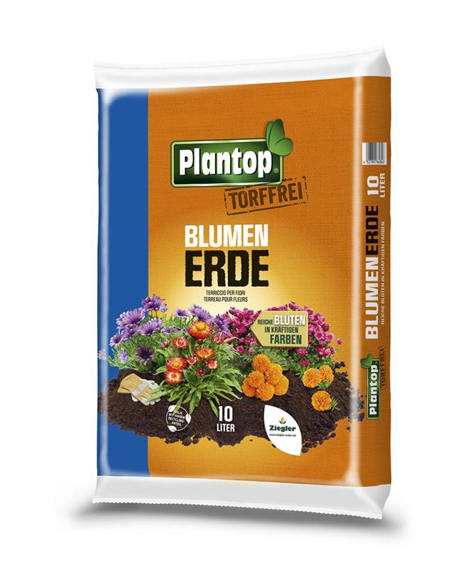 PLANTOP TORFFREI Blumenerde 10l