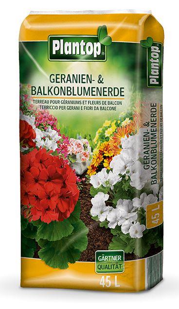 PLANTOP Geranien- und Balkonblumenerde 45l PLANTOP Geranien- und Balkonblumenerde 45l