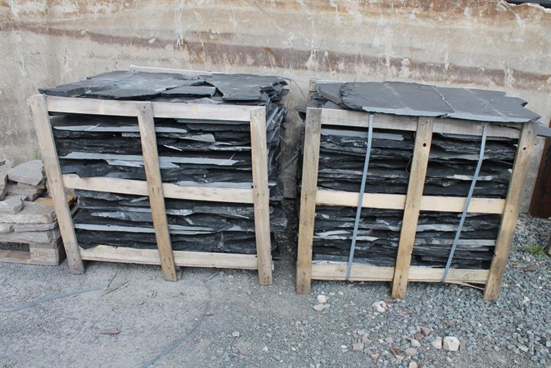 Schiefer Polygonalplatten, mittel und großformat Schiefer Polygonalplatten, mittel und großformat