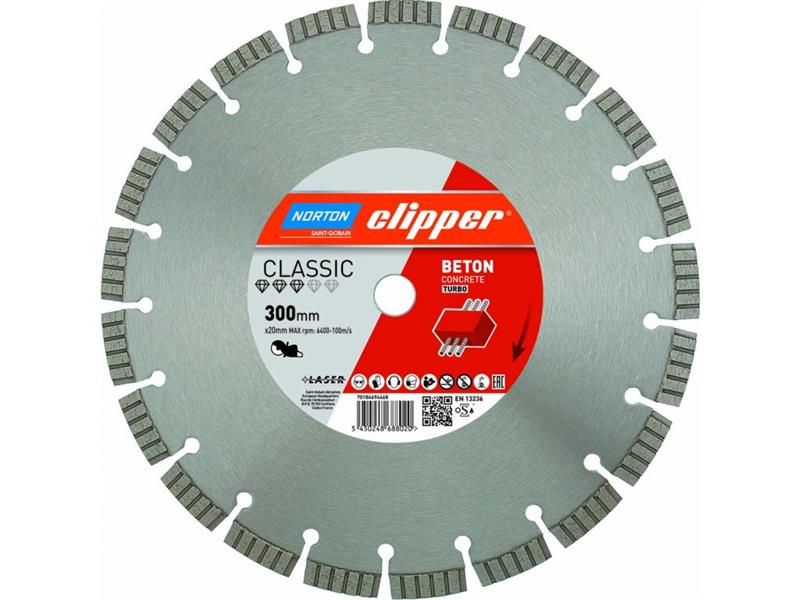 Diamant-Trennscheibe STANDARD Beton Turbo 125 mm x 22,23 von Noton