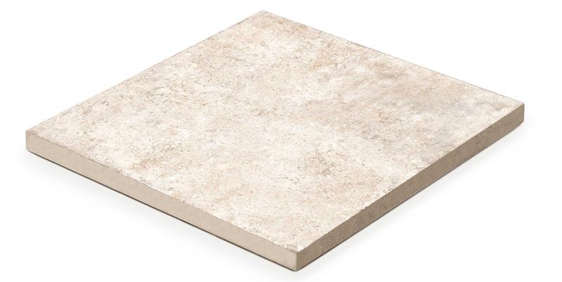 Keramikplatte Pietra Antico Bianco 90x90x3 cm rectified