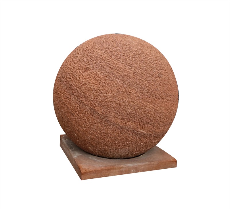 Sandstein Rot Quellkugel – Ø ca. 40 cm