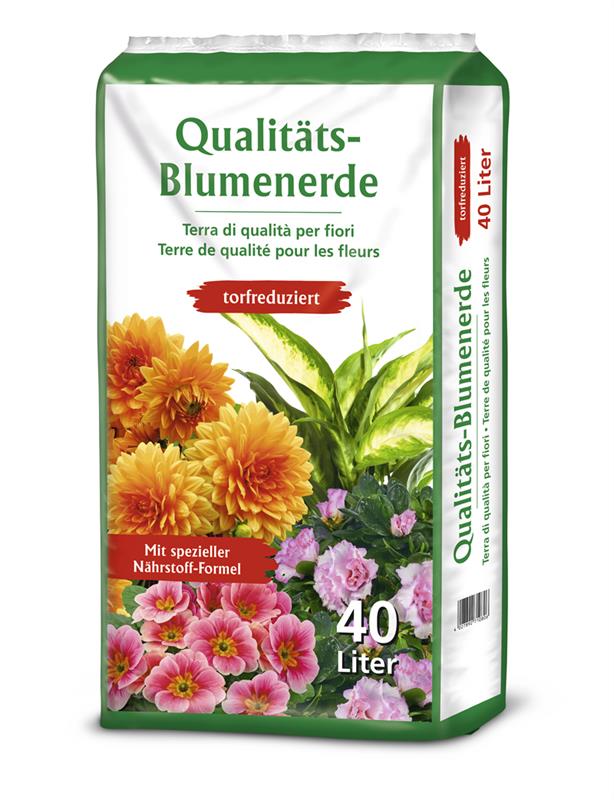 QUALITÄTS Blumenerde 45ltr
