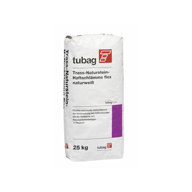 Tubag TNH - flex 25 kg Trass Natursteinhaftschlämme, flexibel