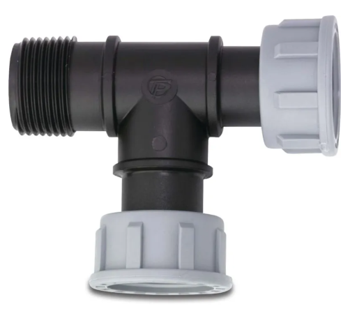 Verteiler Swivel Fitting, T-Verteiler 1z IG x 1z IG x 1z AG