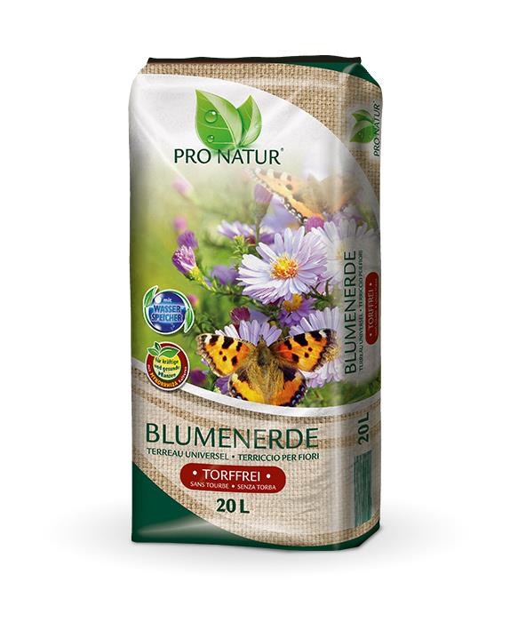 PRO NATUR Blumenerde Torffrei 20ltr