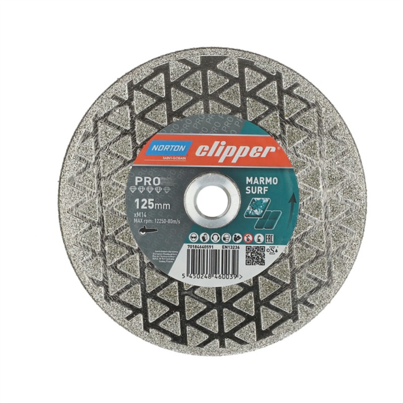 Norton Clipper Pro Marmor Surf 125 x M14 Norton Clipper Pro Marmor Surf 125 x M14
