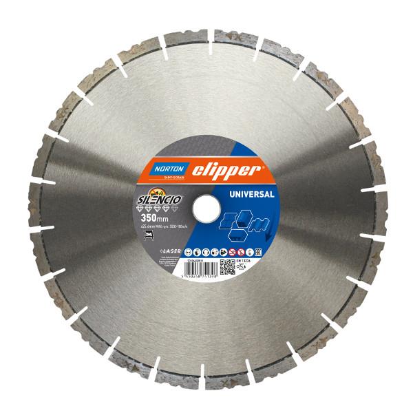 Norton Clipper Diamant-Trennscheibe PRO Universal Silencio – 350 mm x 25,4 mm Norton Clipper Diamant-Trennscheibe PRO Universal Silencio – 350 mm x 25,4 mm