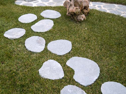 Quarzit Trittsteine Step-Stone, handbekantet Quarzit Trittsteine Step-Stone, handbekantet