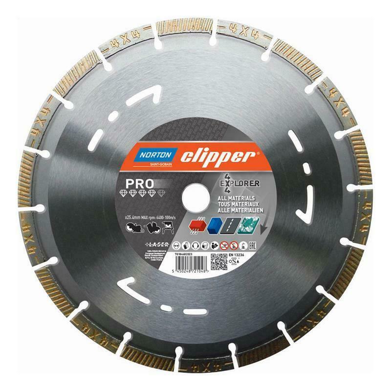 Diamant-Trennscheibe Clipper Pro 4X4 115 x 22,23