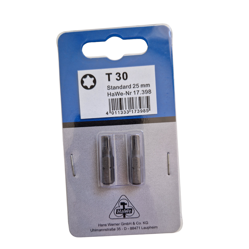 BIT  25 MM  T 30  2-ST  SB