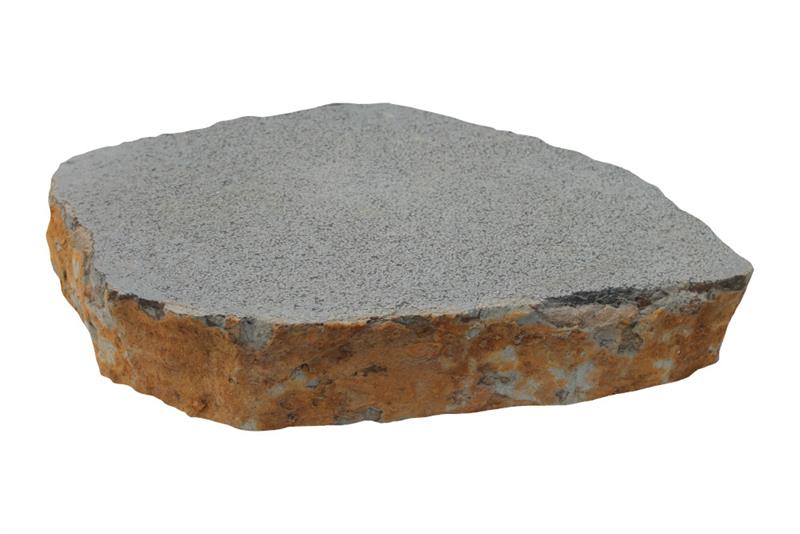 Basalt Trittsteine, rundlich, ca. 6 cm stark, Oberfläche wahlweise Basalt Trittsteine, rundlich, ca. 6 cm stark, Oberfläche wahlweise