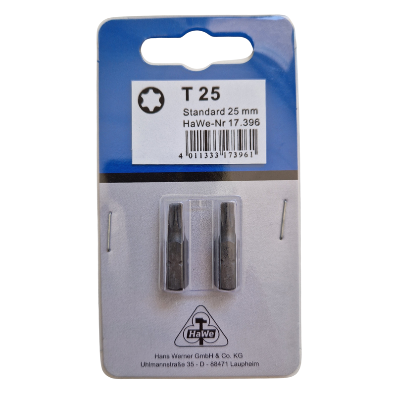 BIT  25 MM  T 25  2-ST  SB