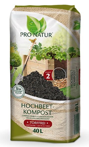 PRO NATUR Hochbeetkompost 40l