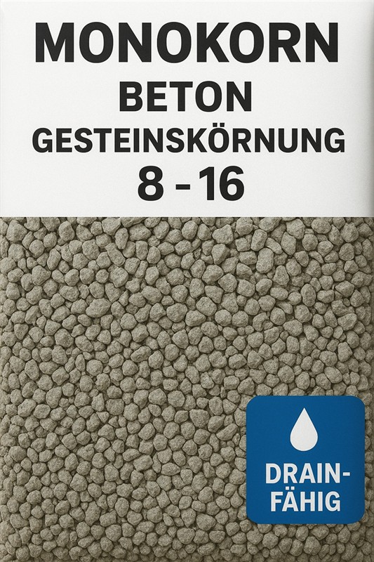 Beton to go Monokorn 8 - 16 MIT VERZÖGERER CEM II / B-M (S-LL) 42,5 N