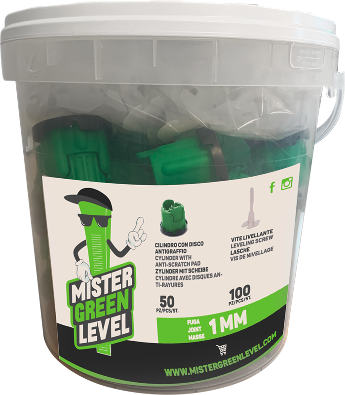 Starter Set Mister Green Nivelliersystem Fugenkreuze für den Profibereich