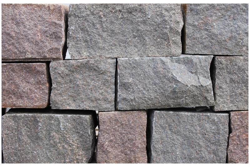 Porphyr Mauersteine - behauen Porphyr Mauersteine - behauen