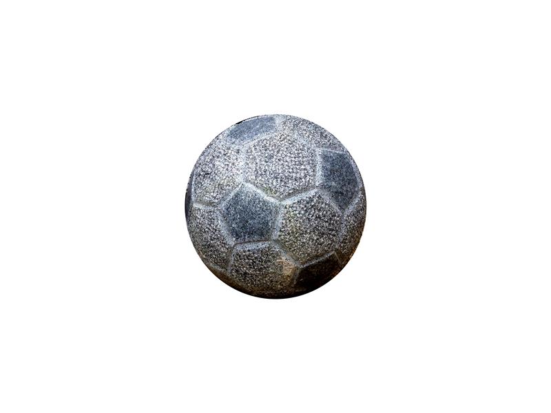Fußball aus Granit