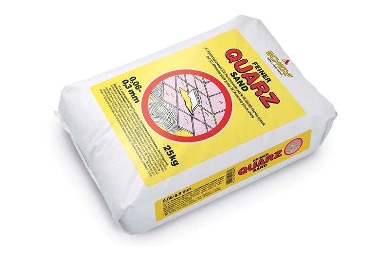 Quarzsand hellbeige, Rundkorn, 0,3 - 1 mm, feuergetrocknet in PE Sack a 25 kg Quarzsand hellbeige, Rundkorn, 0,3 - 1 mm, feuergetrocknet in PE Sack a 25 kg