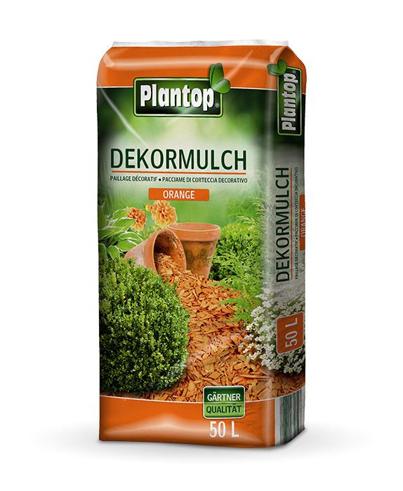 PLANTOP Dekor-Mulch 50ltr *orange*