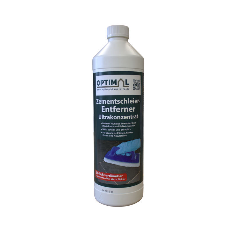 OPTIMAL Zementschleier-Entferner-Ultrakonzentrat 1 Liter Flasche (Konzentrat) OPTIMAL Zementschleier-Entferner-Ultrakonzentrat 1 Liter Flasche (Konzentrat)
