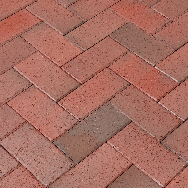 Pflasterklinker, Rotblaubunt, 240x118x52 mm Pflasterklinker, Rotblaubunt, 240x118x52 mm