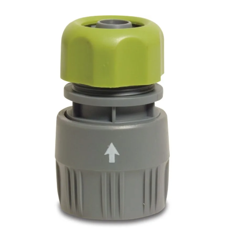 Flotide Kupplung PVC-U 12 mm Klemm x Klickmuffe Grau/Grün