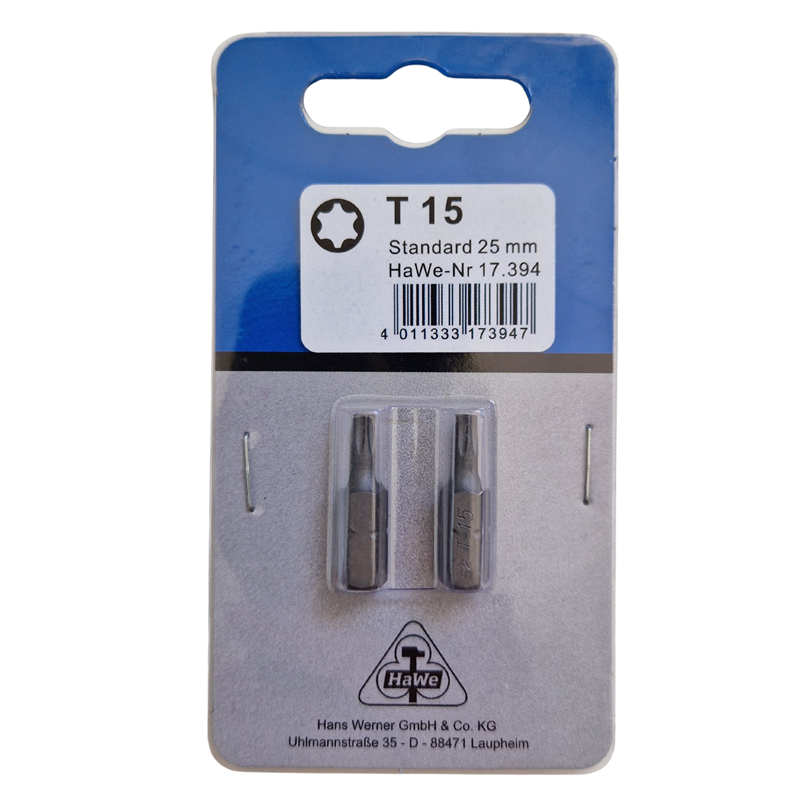 BIT  25 MM  T 15  2-ST  SB