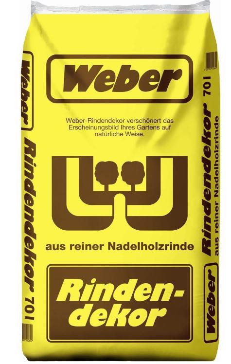 WEBER Rindenmulch 70l 0-40 mm