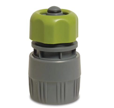 Flotide Kupplung PVC-U 15-19 mm Klemm x Klickmuffe Grau/Grün mit Wasserstop