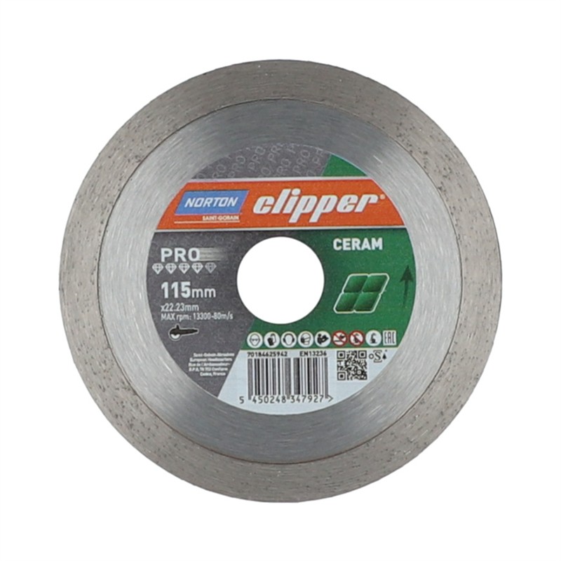 Norton Clipper Trennscheibe PRO Ceramic 115 mm x 22,23